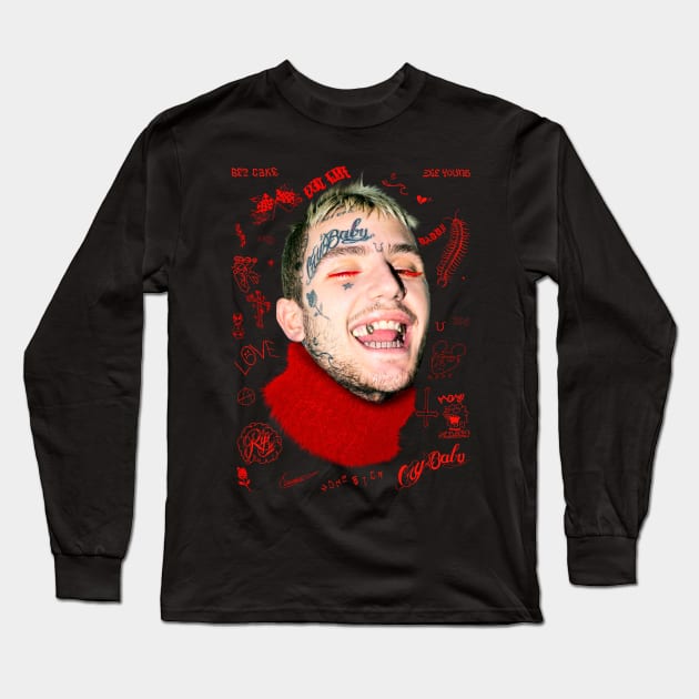 Lil Peep Long Sleeve T-Shirt by VanessaBorusse